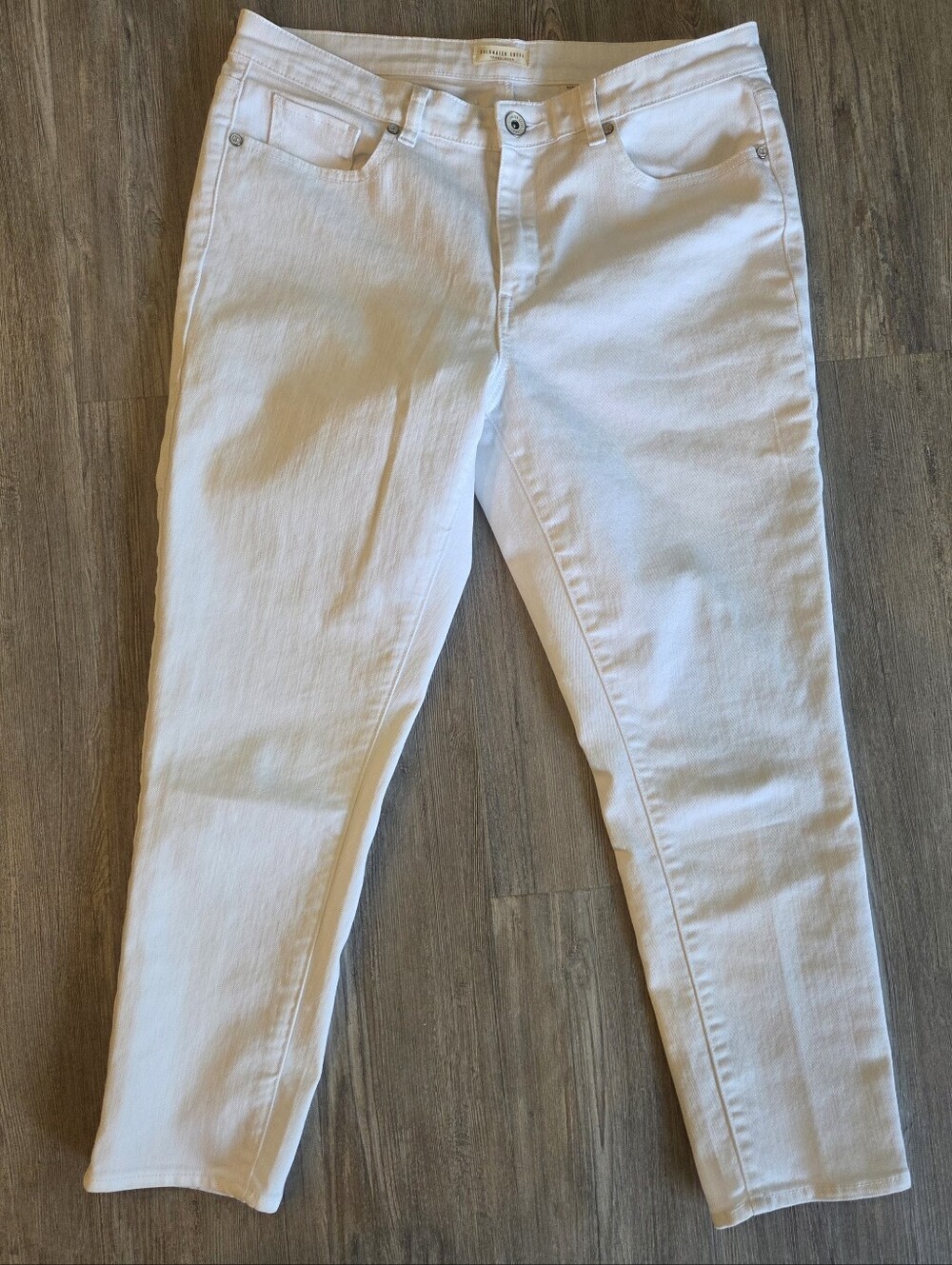 Nice White Coldwater Creek Jeans Ladies Size 12